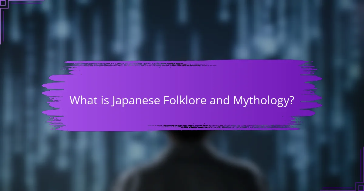 What is Japanese Folklore and Mythology?